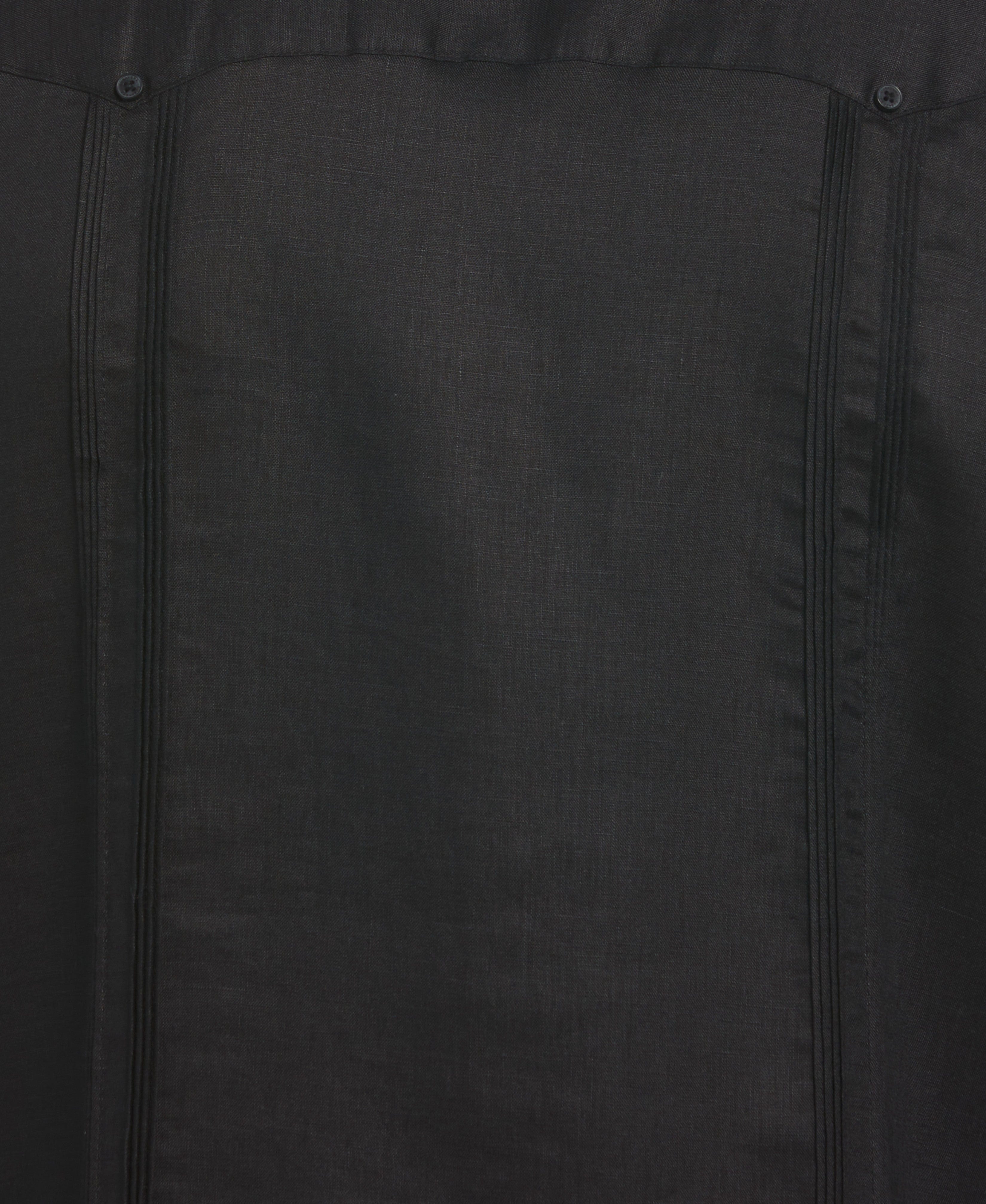 Big & Tall 100% Linen Classic Guayabera Shirt - Long Sleeve