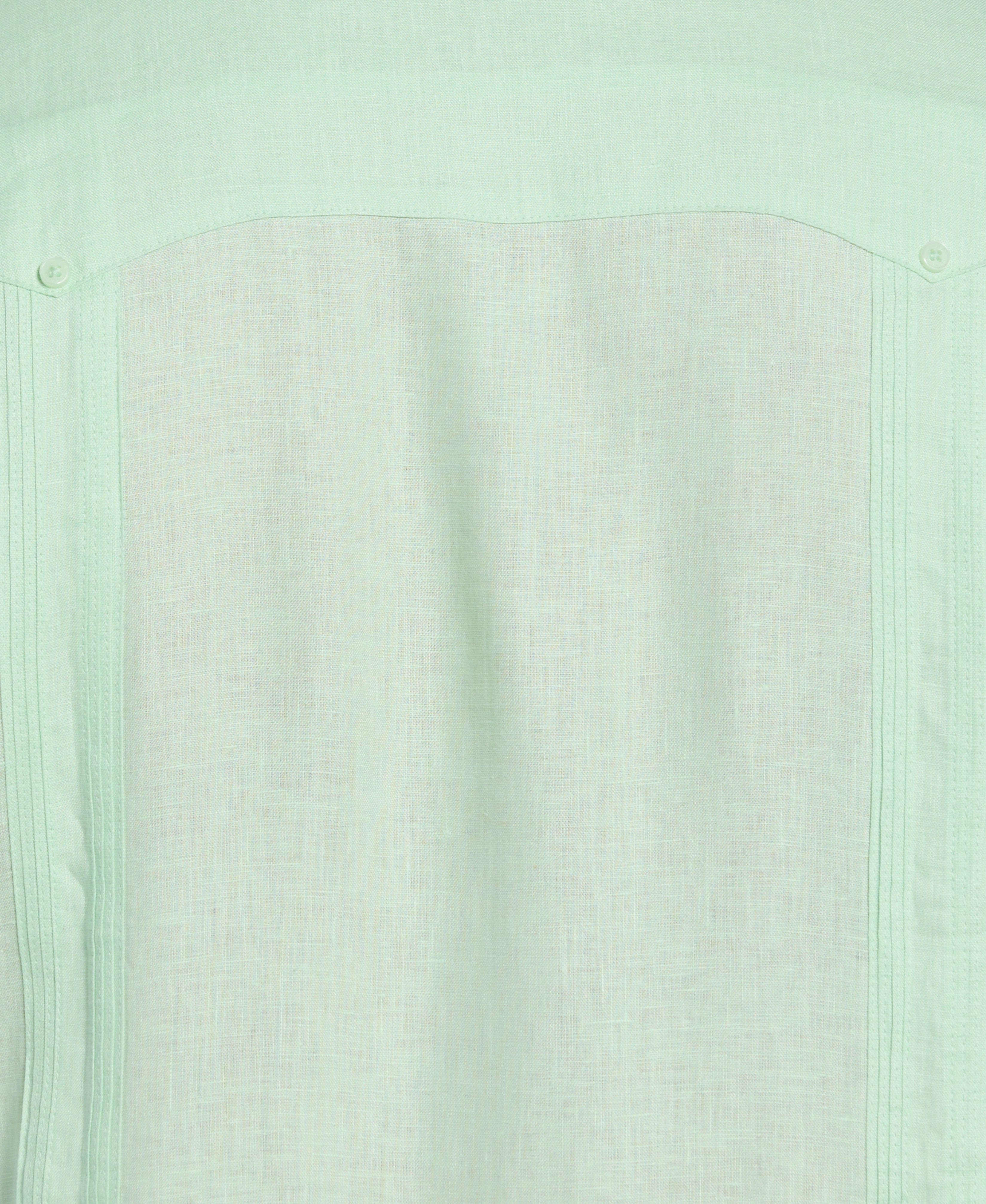 Big & Tall 100% Linen Classic Guayabera Shirt - Long Sleeve