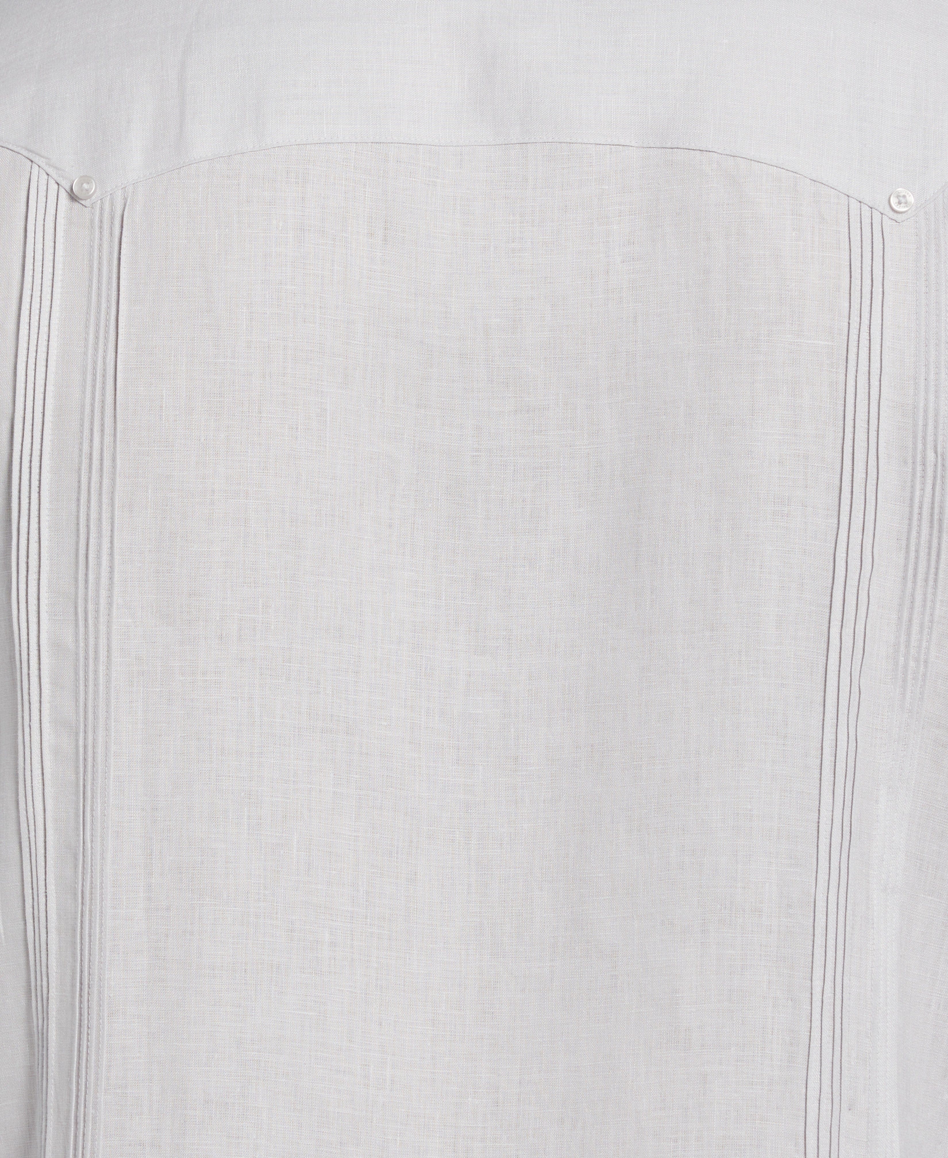 Big & Tall 100% Linen Classic Guayabera Shirt - Long Sleeve