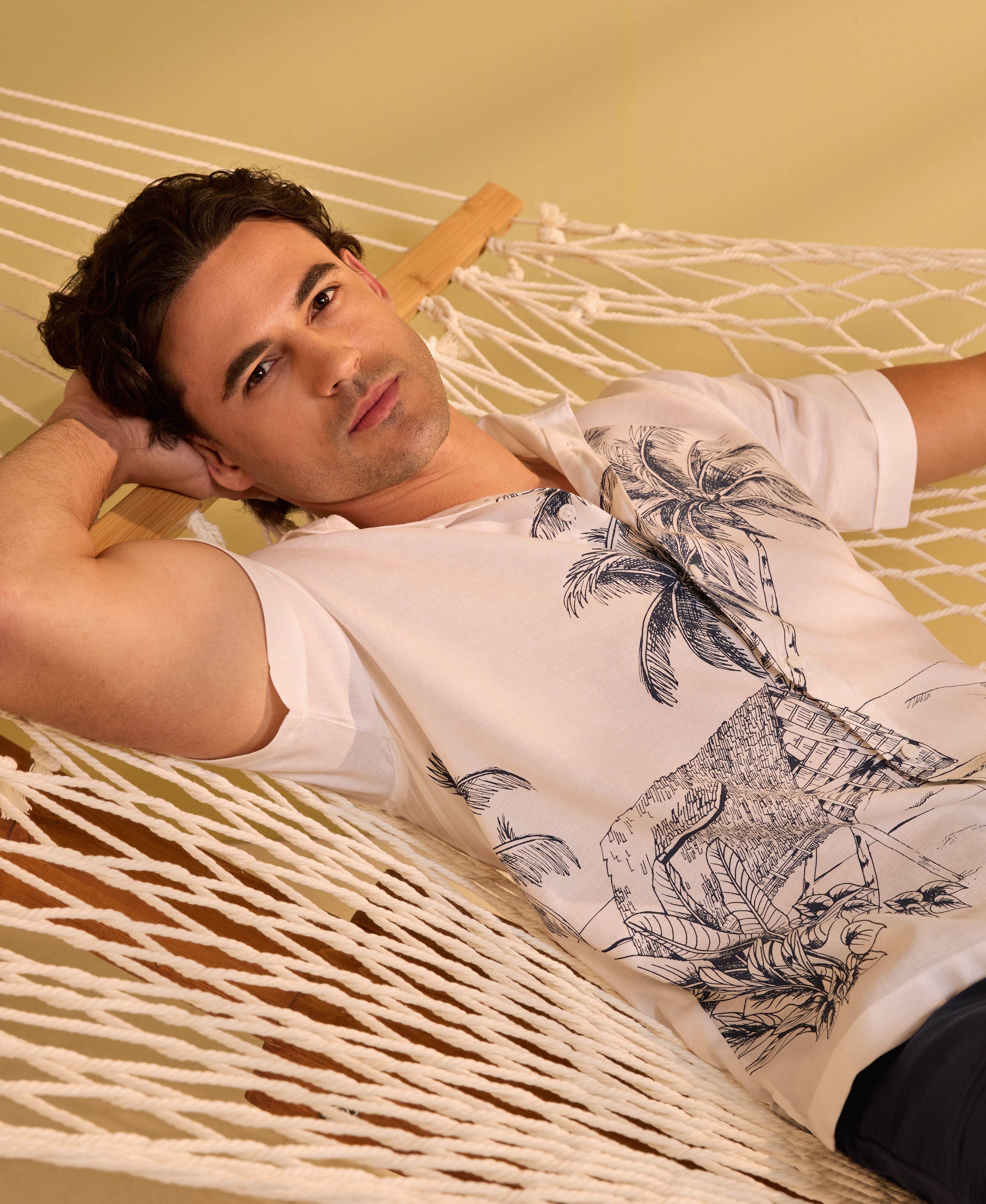 Island Scenic Print Shirt