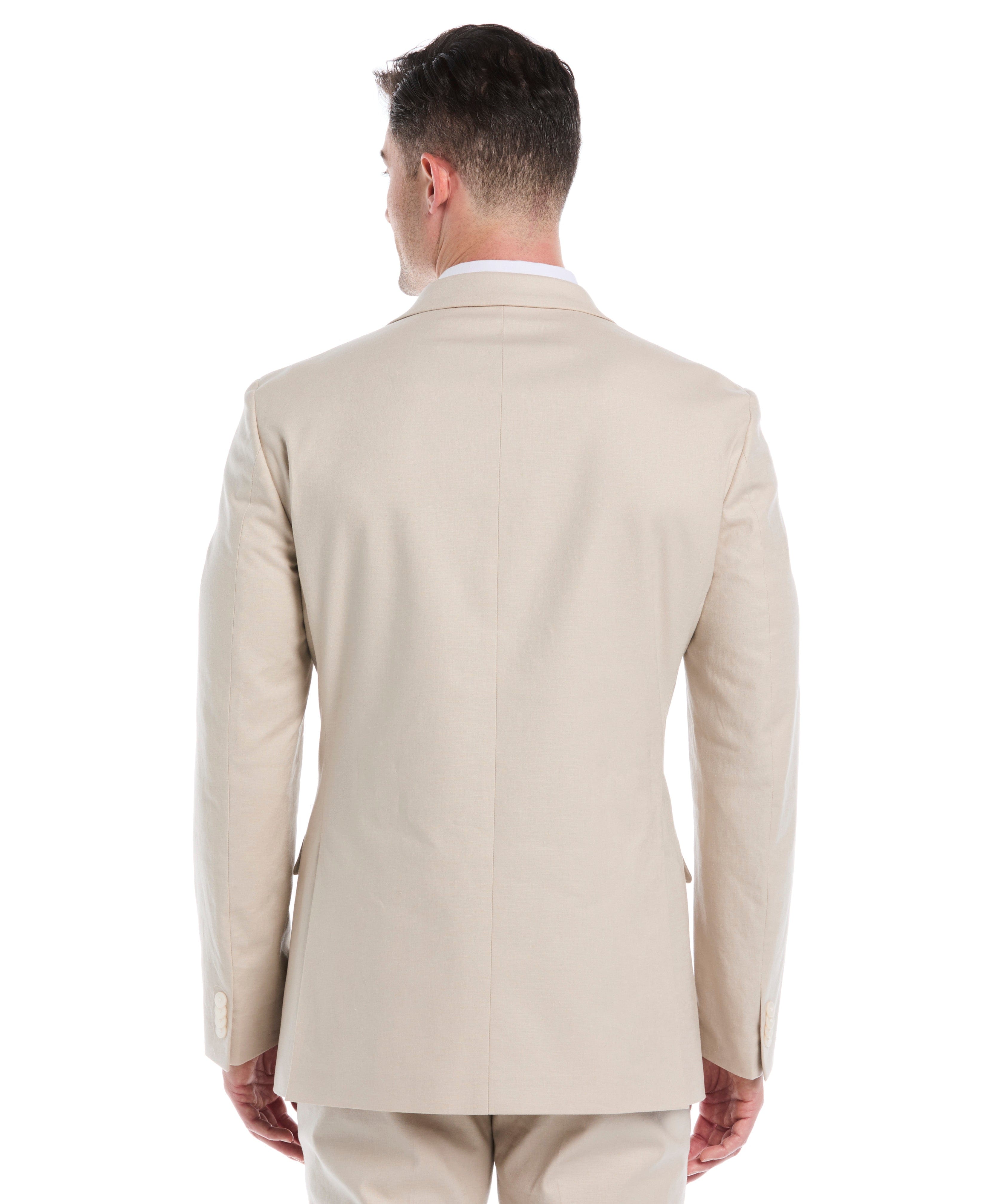 Linen Blend Suit Jacket