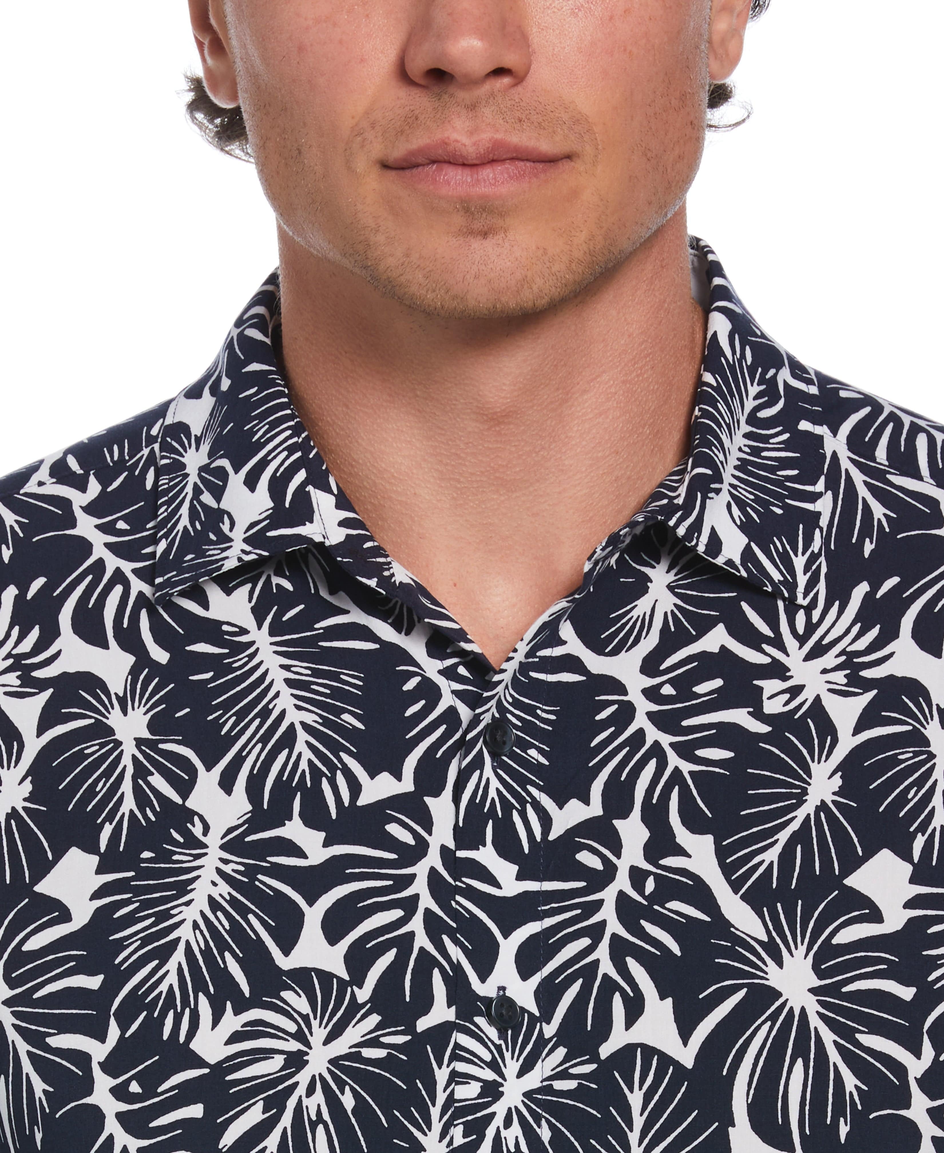 Palm Leaf Print Shirt