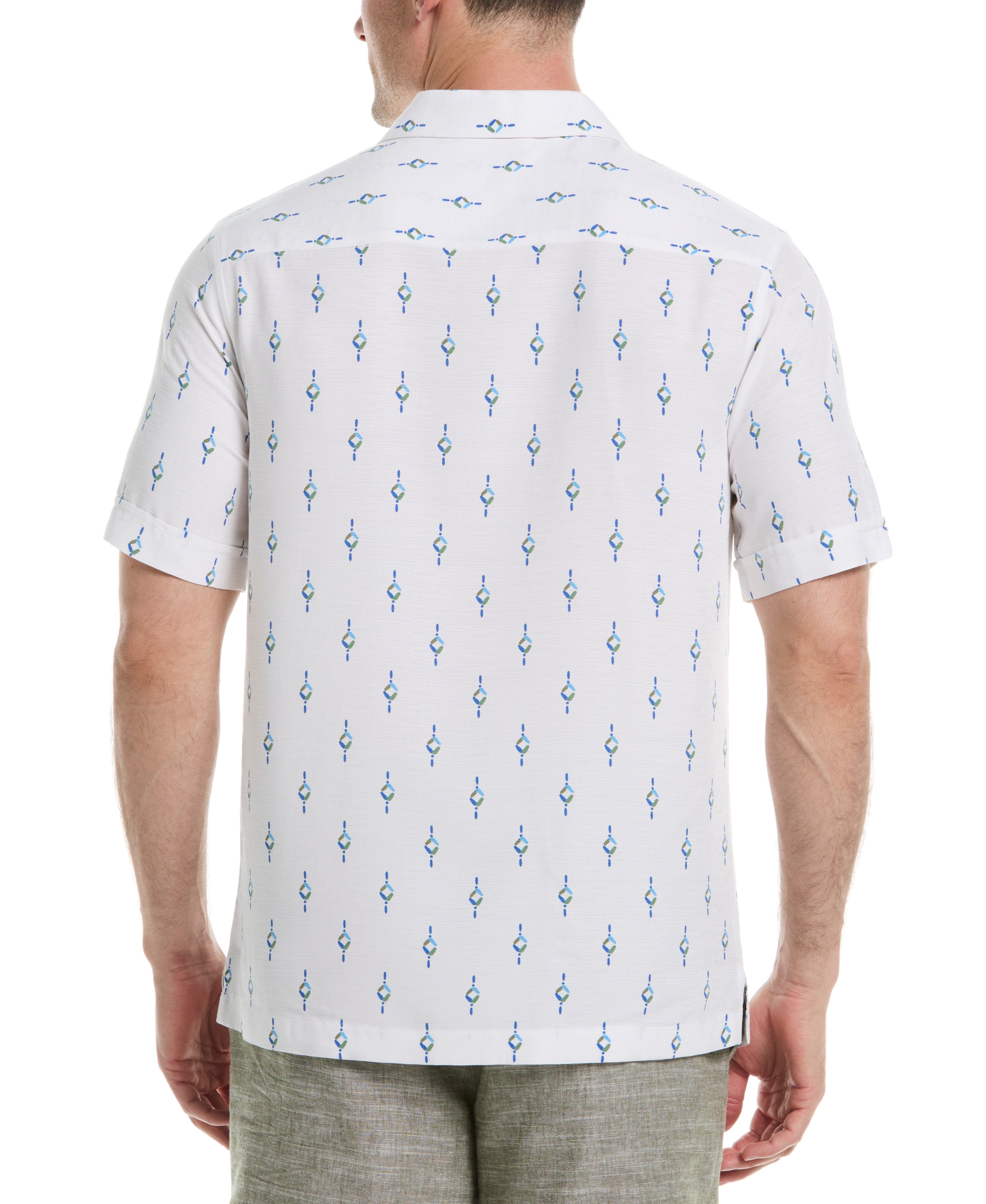 Retro Geometric Print Shirt