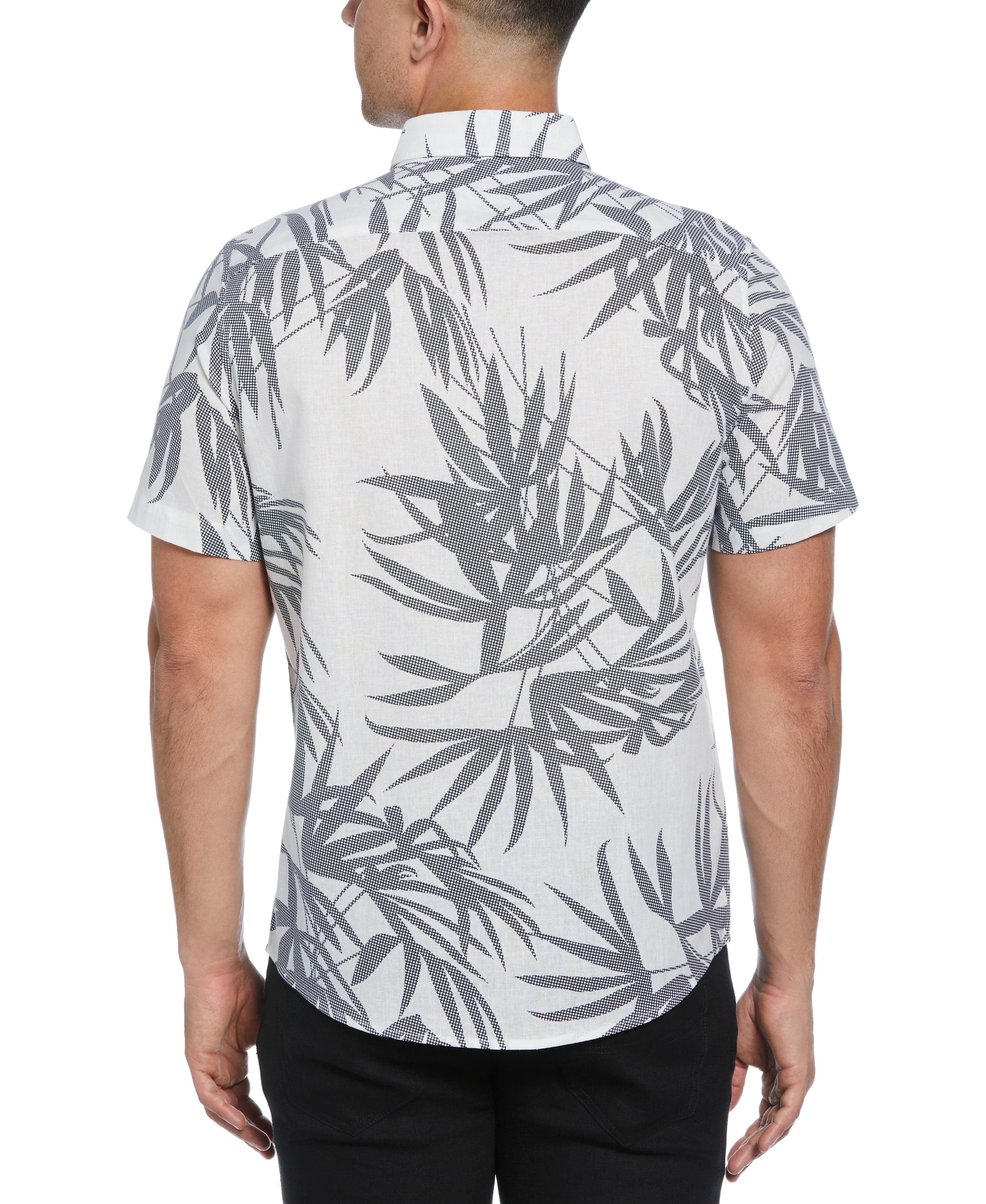 Textured Fern Print Shirt