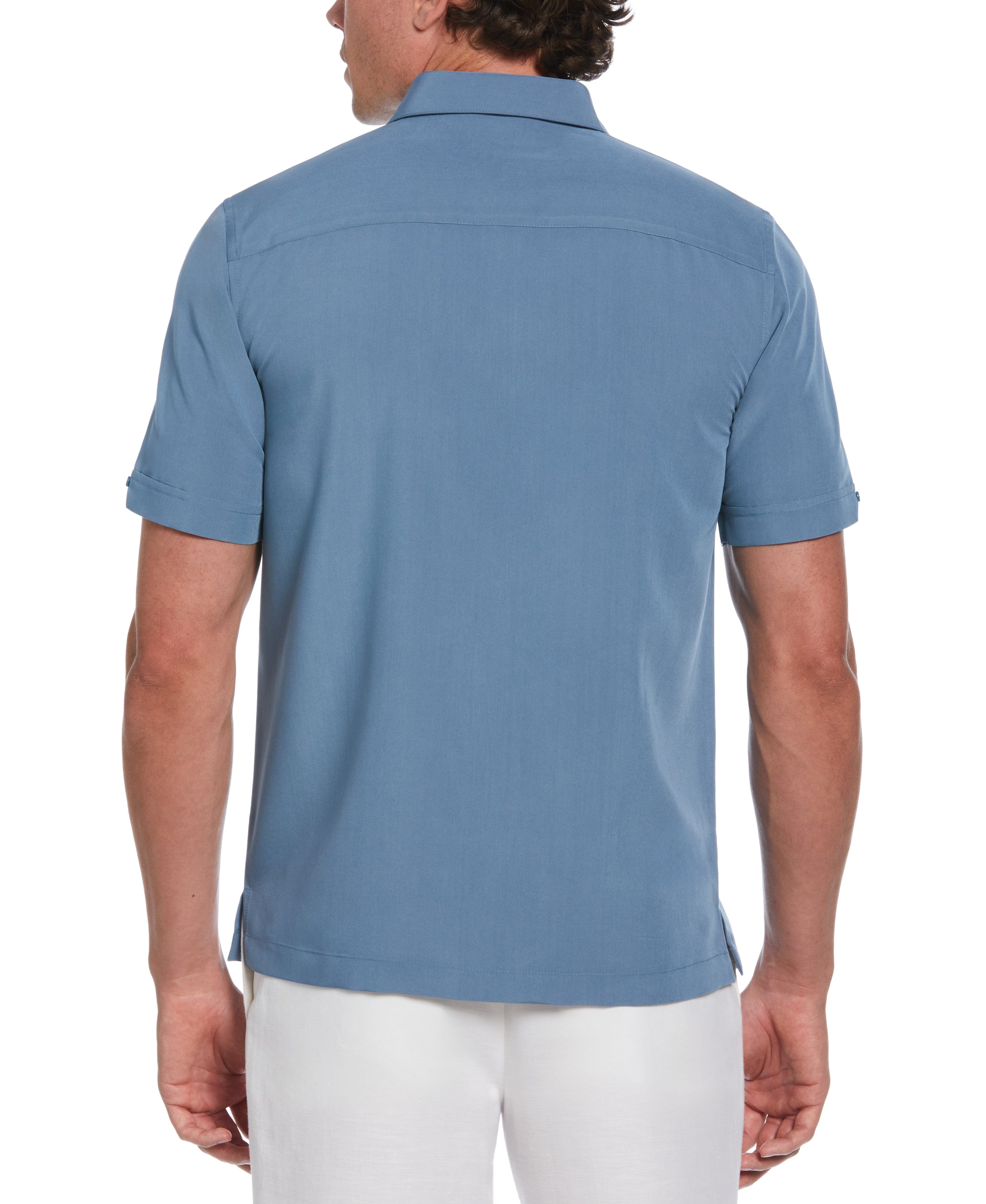 Wide Embroidered Panel Shirt