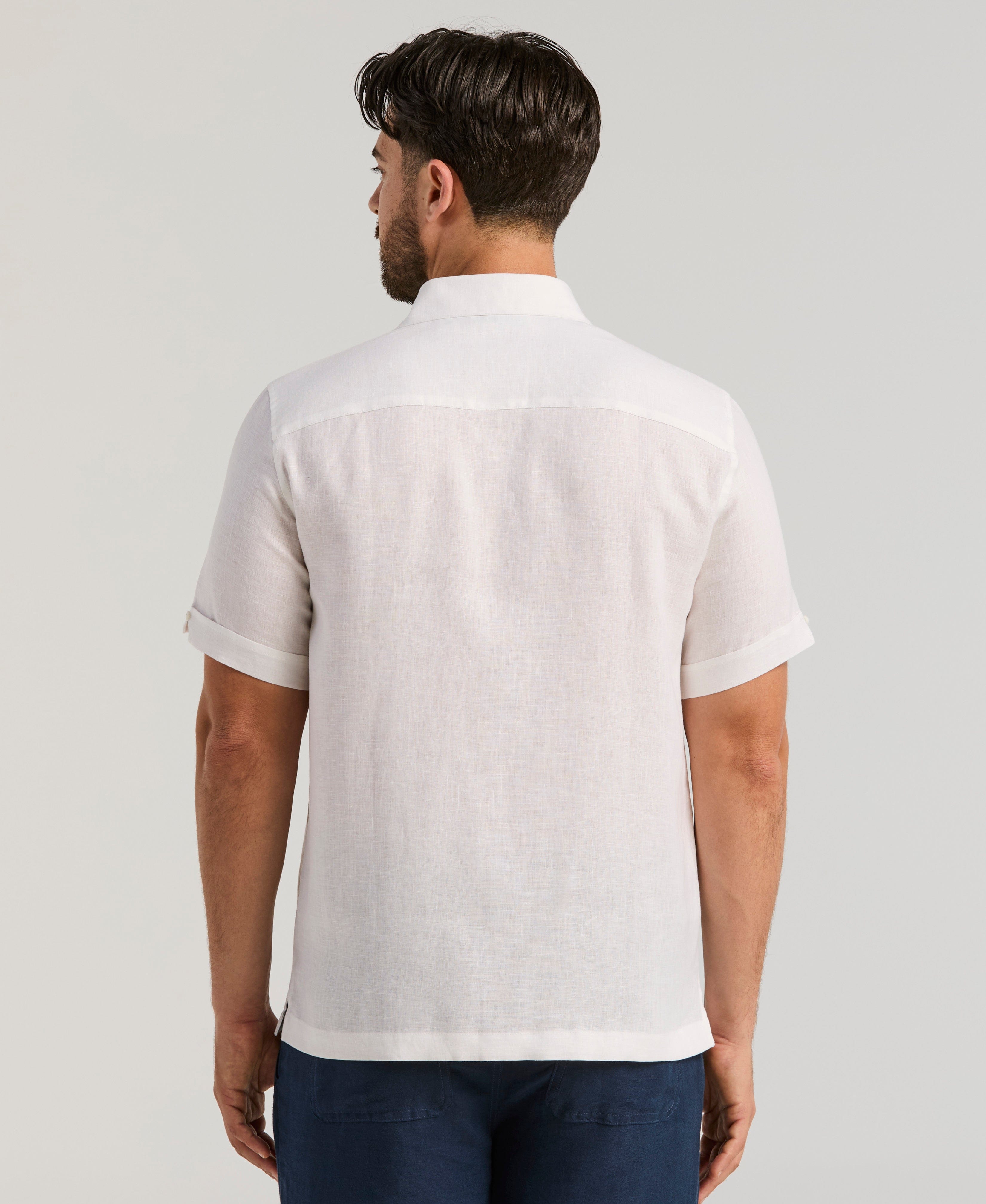 Classic Solid Linen Shirt