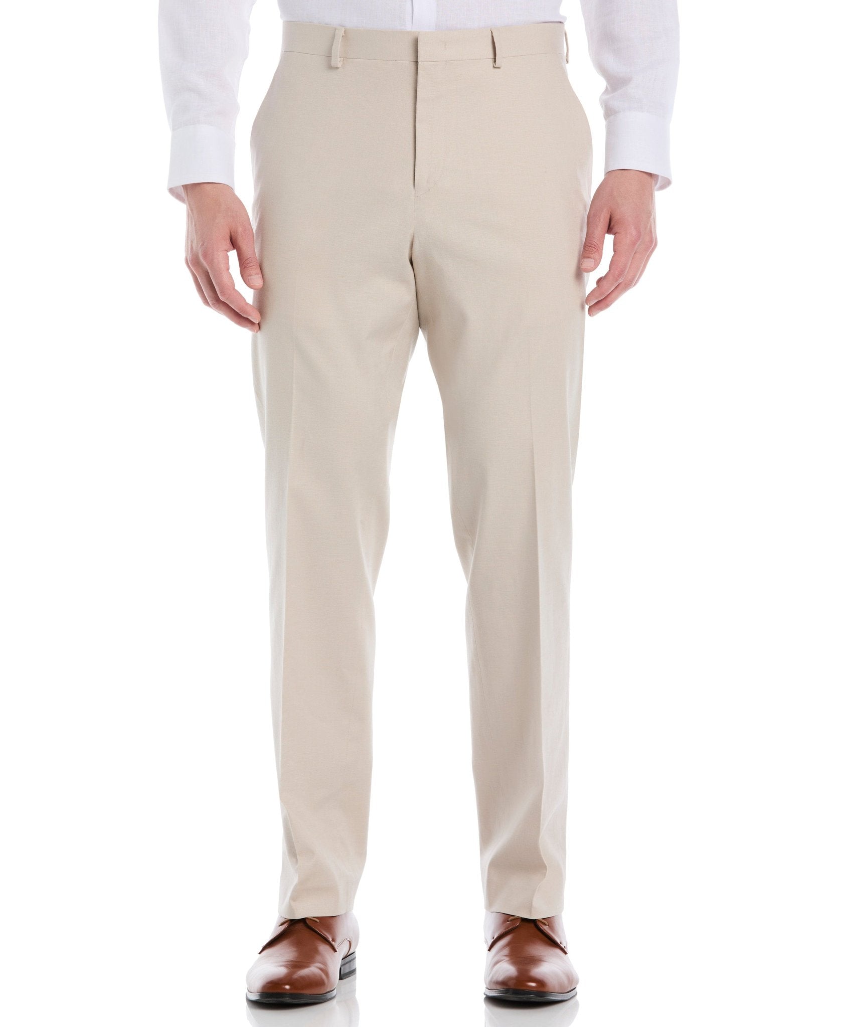 Linen Blend Beige Suit