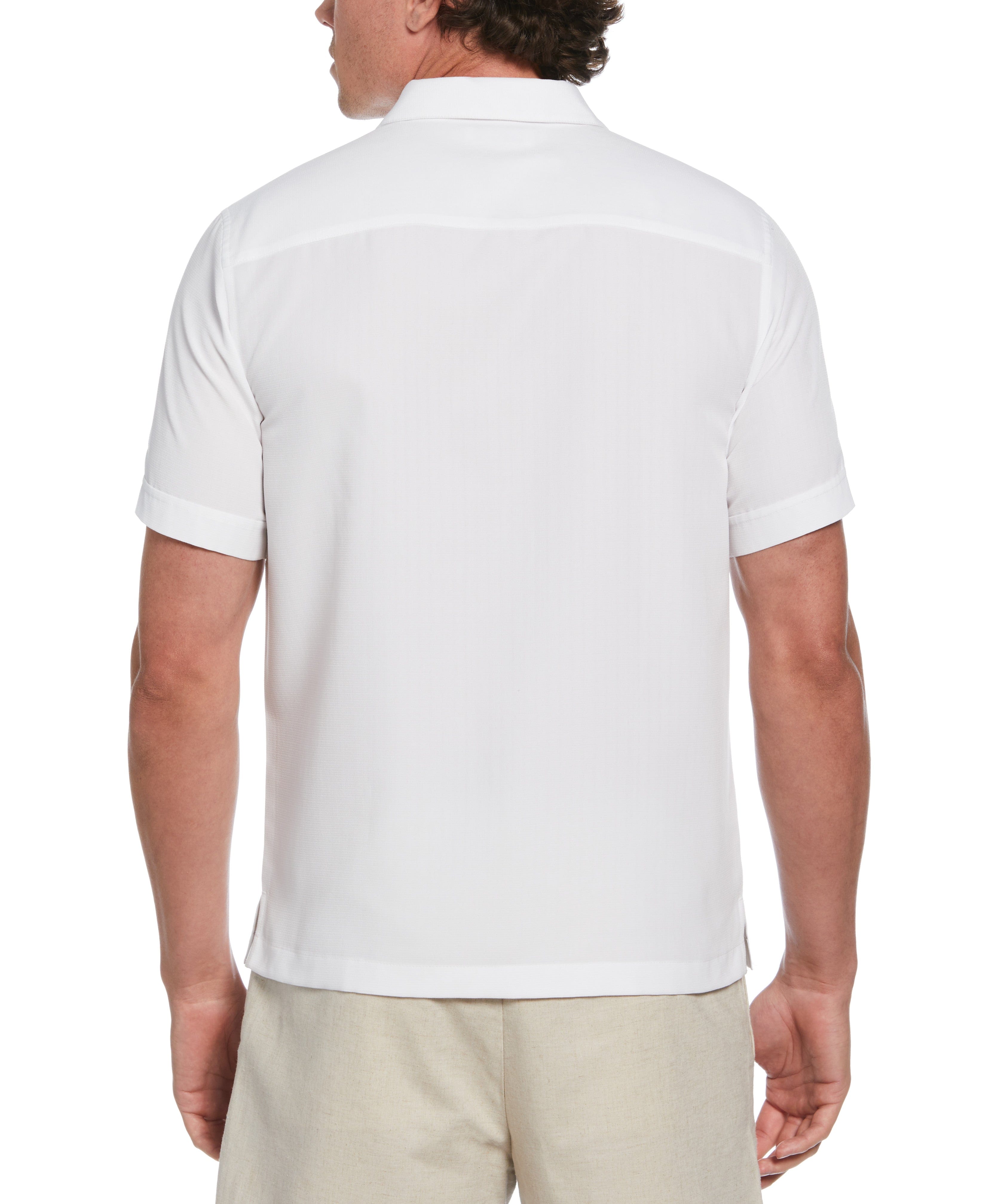 Textured One-Tuck Panel Shirt