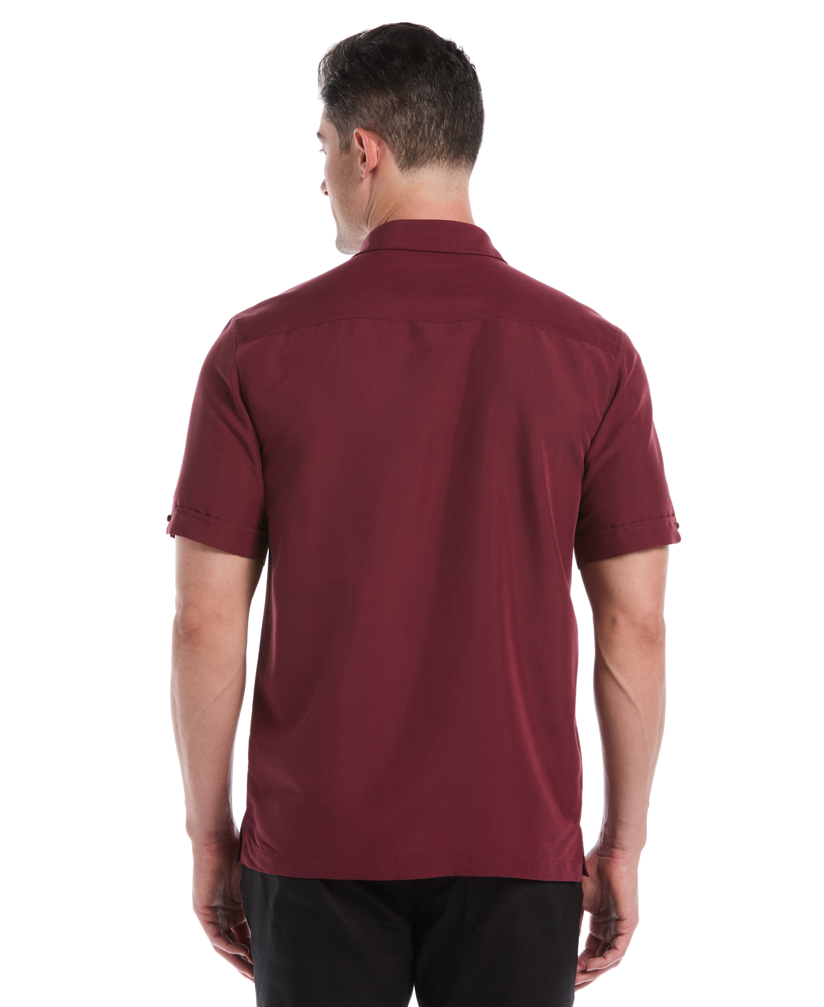 Tonal Argyle Embroidery Shirt